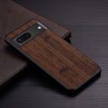 Case for Google pixel 8 7 pro 8A 7A bamboo wood pattern Leather phone cover Luxury coque funda for Google pixel 8 pro case capa.