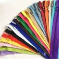 12 multicolor long zips 18 inch lenth. 