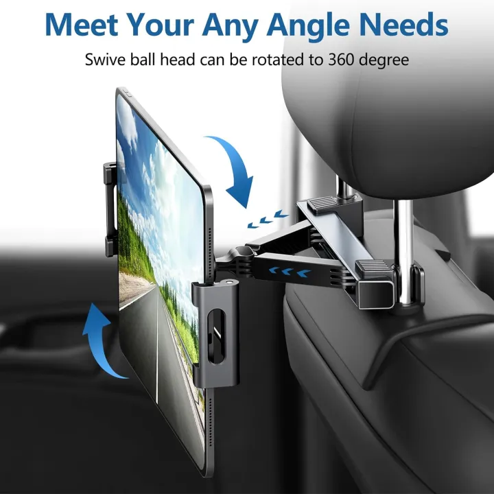 360%C2%B0%20Universal%20Car%20Headrest%20Mount%20-%20Waterproof%20&%20Durable%20ABS%20Mobile/Tablet%20Holder%20for%20Backseat%20Entertainment%20-%20Image%206