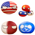 Funny Polandball 10cm Countryballs Toy Plush Pendant Plush Doll Countryball USSR USA FRANCE RUSSIA UK JAPAN GERMANY ITALY. 