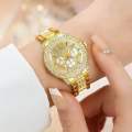 Stainless Steel Luxury Ladies Watch Quartz Analog Business Chain Casual Wrist Dial. 