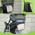 Baby Stroller Mesh Bag Black Perspective Mesh Organizer Hanging Bag Portable Bottle Snack Storage Bag Stroller Accessories. 