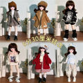 Fashion Casual Suit 30cm BJD Doll Clothes for Girls Dress Up Accessories  1/6 Scale Doll Outfit. 