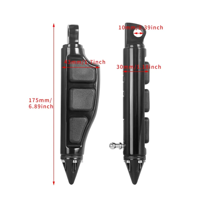 Motorcycle%20CNC%20Foot%20Pegs%20Footrest%20For%20Harley%20Sportster%20Iron%20XL%20883%201200%20Touring%20Custom%20Dyna%20Fat%20Bob%20Softail%20Fat%20Boy%20Street%20750%20-%20Image%205