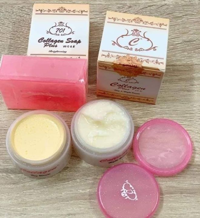 Collagen%20Plus%20Vit%20E%20Cream%20Set%20(Day%20&%20Night%20Cream%20With%20Soap)%20-%20Image%202