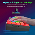 【60% Blue Switches Mechanical Gaming Keyboard】 Compact  Wired Gaming Keyboard with RGB Backlight ~ Type C Interface, 10 Rainbow Lighting Modes, Anti-Ghosting, USB Key Board for PC Gaming, Typing, Mobile Pubg, Laptop, Free Fire ~ Jedel KL69 By FunBug. 