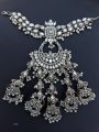 1pc Zircon Polki Kundan Hand Harness Hath Panja / Indian Pakistani Shaadi Wedding Bridal Jewelry. 