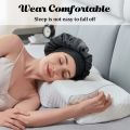 1/2/3pcs Newly Satin Night Hair Cap Women's Solid Sleeping Hat Sleep Care Bonnet Nightcap For Women Unisex Cap Shower Cap. 