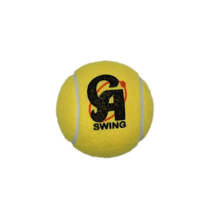 CA SWING SORTS Rubber Tennis Ball Green For Street Cricket Tennis Sports