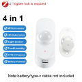 Smart Zigbee Human Presence Sensor 24G Mmwave Radar Motion Light Detector Smart Home Optional Temperature And Humidity Detection lightify. 