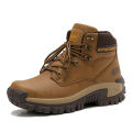 High-Top Leather Men's Boots Breathable Desert Combat Boots Outdoor Non-slip Hiking Boots Men Motorcycle Boots Work Ankle Boots.