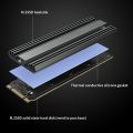 M.2 SSD Heatsink, Aluminum NVMe Radiator 2280 Solid State Drives Cooler With Silicone Thermal Pad For PS5 Laptop Desktop. 