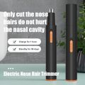 Electric Nose Hair Trimmer Usb Charging New High Quality Electric Portable Men and Women Mini Nose Hair Trimmer. 