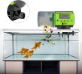Automatic Fish Feeder Aquarium 200ml Feeding Dispenser Weekend Plastic Aquatic Dispensing Office Accessory. 
