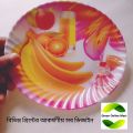 06 pieces set Breakfast plate 7 inch size premium quality Melamine Nasta plate Multi Design and Color use for Home Kitchen Restaurants and Office. 