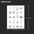 Henna Finger Tattoo (10) Temporary Tattoo,Lasts To 15 Days New Technology Magic Waterproof Semi Permanent Sticker.. 