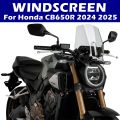 Windshield Windscreen For Honda CB650R CB 650R CB650 R CB 650 R 2024-2025 Motorcycle Front Wind Deflector Air Fairing Wind. 