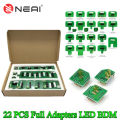 22pcs BDM Frame Programming Adapter Full Set For KTAG KESS FGTECH BDM100 Probe Adapter LED ECU RAMP Chip Tuning Diagnostic Tool. 