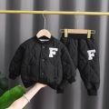 2024 winter baby boy's cotton jacket set. 