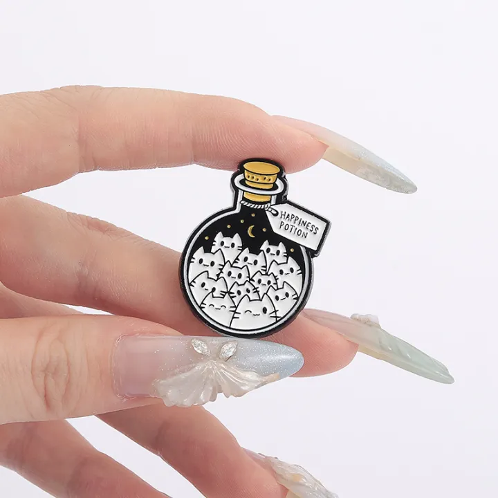Cartoon%20Cat%20Happiness%20Potion%20Enamel%20Pin%20Cat%20Enthusiasts%20Metal%20Brooch%20Lapel%20Backpack%20Badge%20Funny%20Jewelry%20%20For%20Kids%20Friends%20-%20Image%206