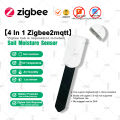 ZigBee Soil Moisture Tester Thermo Hygrometer Luminance Temperature Soil Fertility Detector APP Real Time Monitor For Tuya/2MQTT. 