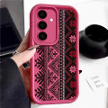 Vintage Totem Pattern Case For Samsung Galaxy S24 FE S26 S25 S24 S23 S22 Ultra A16 A15 A56 A55 A54 A35 A25 A36 Soft Phone Cover.