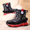 Hot Sell Girls Boots Children Snow Boots For Boys Fashion Sneakers Winter Kids Warm Snow Boots Sport Fashion Leather Shoes. 