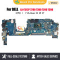 DAZ20 LA-F312P LA-F311P For DELL Latitude 7290 7390 Laptop Mainboard i5 i7 cpu 0DM96X 0042GC 0X225X 0T46Y8 0RMD5P Motherboard. 