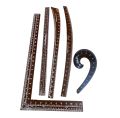 Set of 2/3/5 and 6 Tailoring Scales - L Square Curve (60cm), Hip Curve (60cm), Leg Curve (60cm), Arm Curve (60cm), Straight Ruler (60cm) French Curve P5 and Gents Shirts Cutting Trending Patron. 