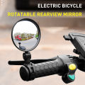 1PC Bicycle Rearview Mirror Electric Scooter Rear View Mirror For Xiaomi Scooter Back Mirror Rearview for Ninebot Bike Accessory. 