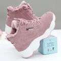 2024 Winter Women's Vulcanize Shoes Non-slip Waterproof Casual Shoes Warm Plus Cotton Sneakers Fashion Thick Sole Sport Shoes. 