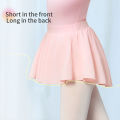 Girls Black Ballet Skirt Pull On Dance Skirt Toddler Dance Chiffon Skirt Elastic Waistband Skirts Pink Short Skirt Ballerina.