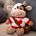 Hot toys Cute Cow Doll Little Cow Plush Toy Chinese Zodiac Cow Doll Cloth Doll New Year's Girl's Birthday .