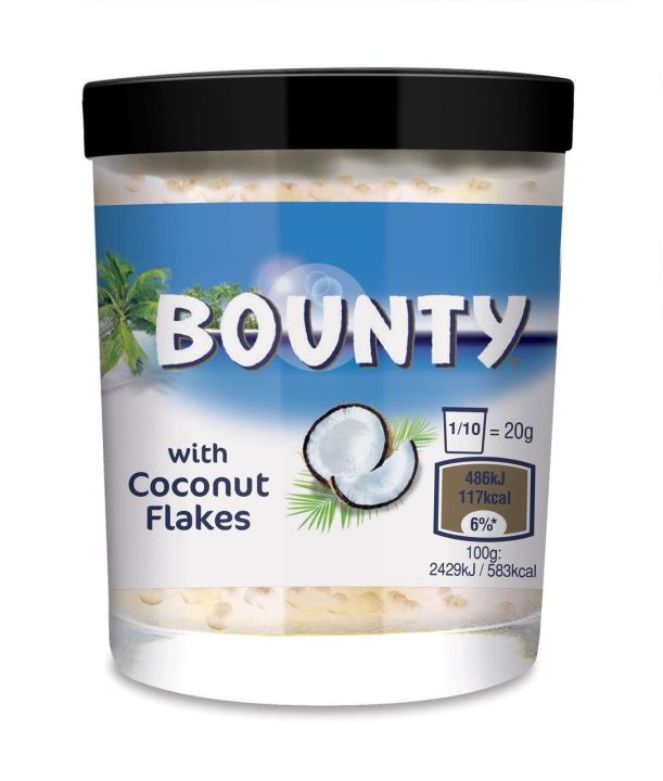Bounty Milk Spread with Coconut Flakes, 200 g