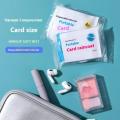 5Pcs/set Disposable Card Raincoats Portable Emergency Rainwears For Hiking Travel Camping Cycling Outdoor Gear Compact Durable.