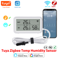Tuya WiFi Zigbee Temperature Humidity Sensor with External Probe APP Remote Control Workwith Yandex SmartLife Alexa. 