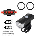 Bike Light Set Front Light with Taillight USB Rechargeable Easy to Install 3 Modes Bicycle Accessories for the Bicycle Road MTB. 