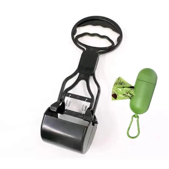 Pet Poop Scooper With Poop Wast Bags and Case