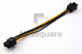 6-Pin Male to 6-Pin Female Extension Extend Pcie Gpu Power Supply Cable Cord. 