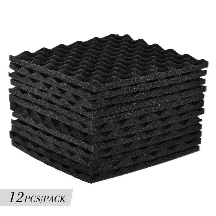 12/24/36pcs Studio Acoustic Foams Panels Sound Insulation Foam KTV ...