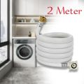 Automatic washing machine inlet pipe 2 meter with 1/2 brass nut direct fitting hose washing machine parts. 