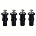 2/4pcs Expansion Screw Toilet Seat Top Fix Seat Hinge Hole Fixings Well Nut Screw Back To Wall Toilet Cover Accessories.
