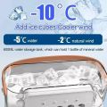 Portable Air Conditioner Cooling Fan, 3 in 1 Fan, Mini Air Cooler, Air Conditioner, Humidifier, Portable AC, Mini Fan, LED Night Light Household Small Air Cooler Fan 9 10 inch Big Size Wind Adjustment USB Desktop Fan For Room Office Ambient Light. 