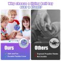 Flying Ball Toys Globe Shape Magic Controller Mini Flying Toy, Built-in RGB Lights Spinner 360° Rotating. 