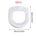 Disposable Toilet Seat Cover Waterproof Non-woven Travel Hotel Bathroom Protective Mat Independent Packagingr Seat Cushion. 