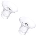 2Pcs Breast Pump Flange Inserts, Silicone 12-22mm, Shield Adapter Reduce Tunnel Size, Fit S12 pro/S9 pro/Spectra/Medela.