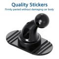 Universal 17mm Ball Head Sticky Base Car Phone Holder Dashboard Mount for Mobile Phone Stand Car Accessory.