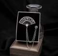 Men's suit retro wing brooch korean chain collar pin suit flower pin brooch For Men. 