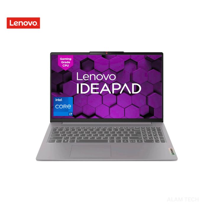 Lenovo Ideapad Slim 3 15IRH8( Intel core i7 13th Gen 13620H /16GB DDR5 RAM / 512GB NVMe SSD /Intel UHD Integrated Graphics/ 15.6″ FHD Display /Arctic Grey)