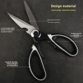 Stainless Steel Multipurpose Kitchen Scissor Tool for Meat Vegetables Barbeque Chicken Kitchen Supplies with Safety Sheath.